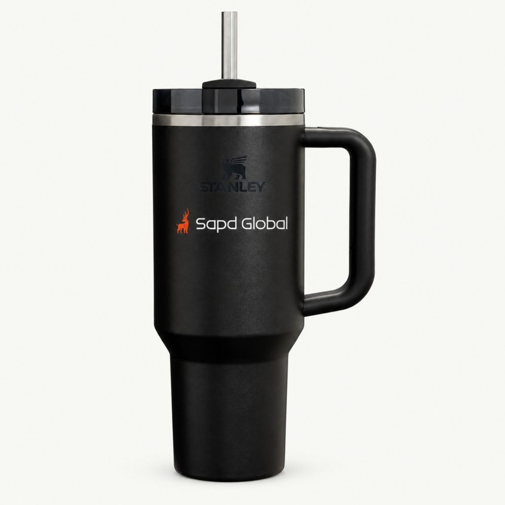 Stanley Quencher H2.0 with SAPD Global logo