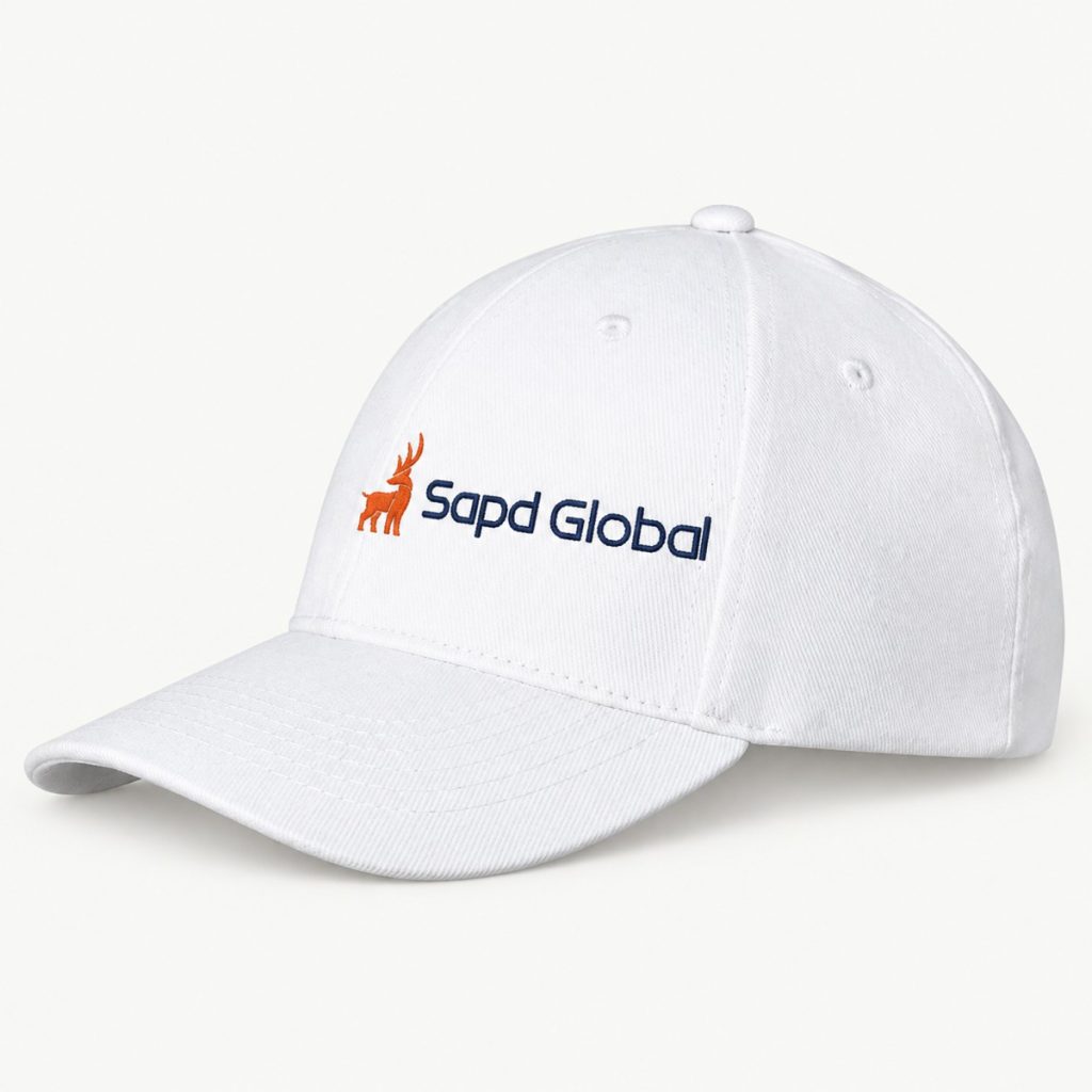 Davis six-panel cap with SAPD Global logo